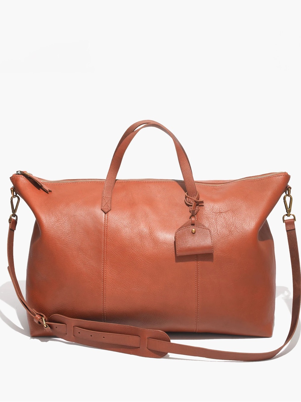Madewell The Transport Weekender - English Saddle